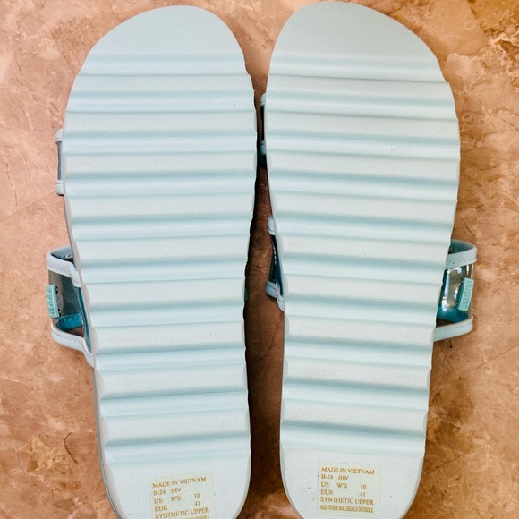 REEF Sandals Womens Size 10 Vista Hi-Energy Blue Slip On Slide Comfort NEW - Picture 6 of 9